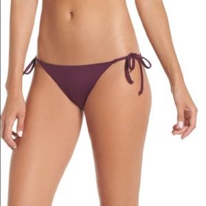 NWT Becca by Rebecca Virtue Tie Side bikini Bottoms